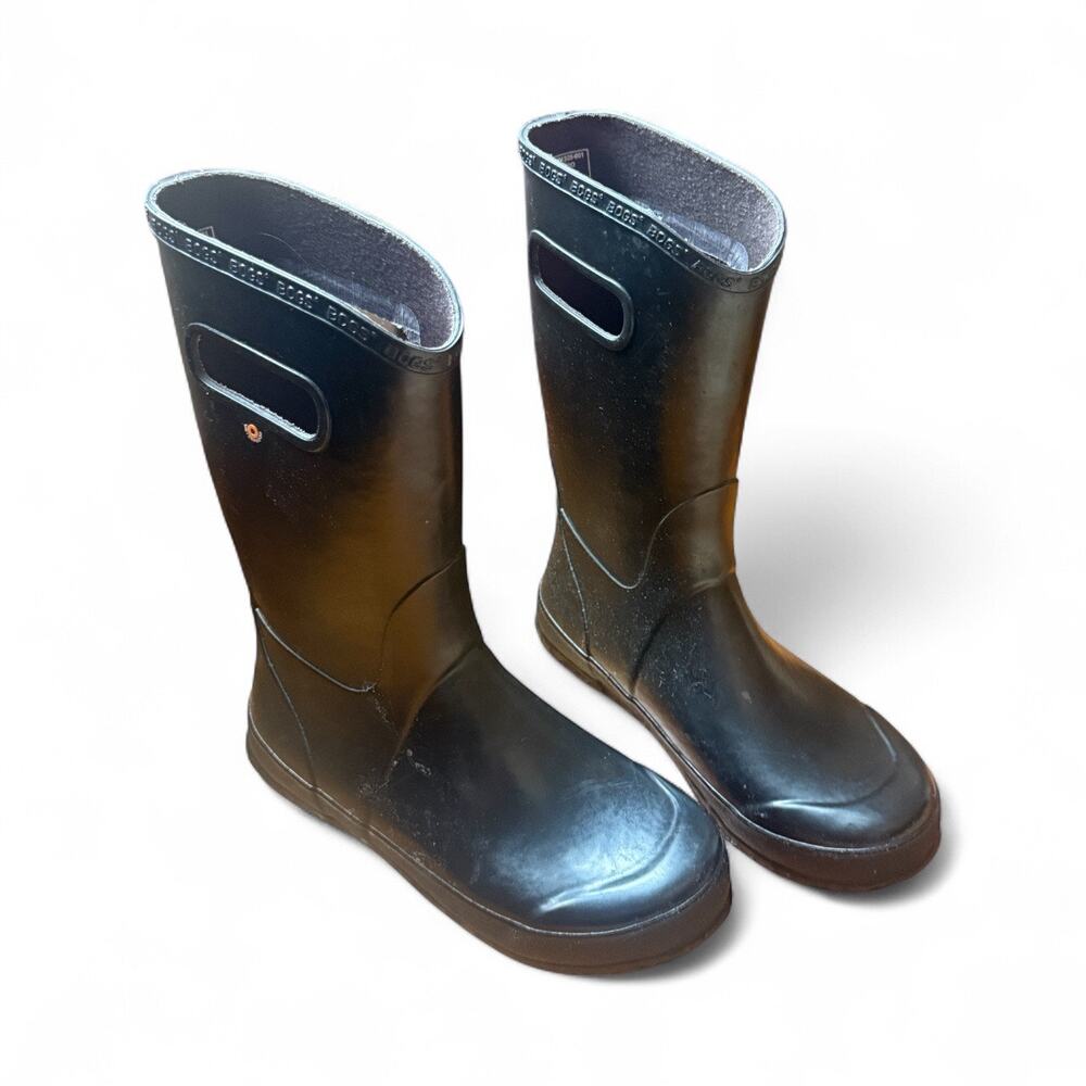BOGS Youth Rain Boots Black - Size 6